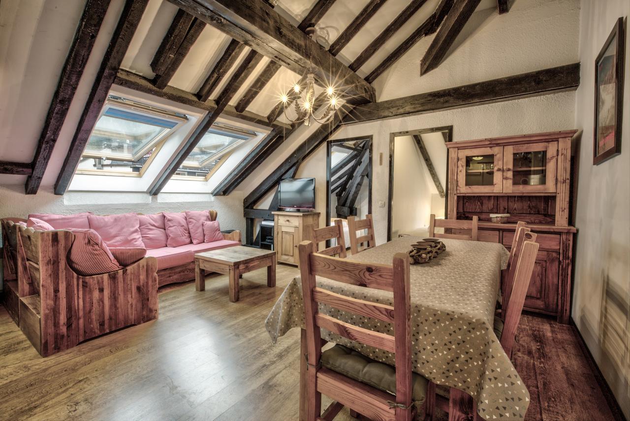 Top Floor Apartment Mansard - Central Chamonix Mont Blanc Haven Exteriér fotografie